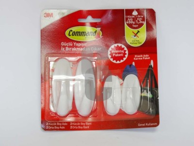 Закачалки комплект 4бр. - 3М лепящи